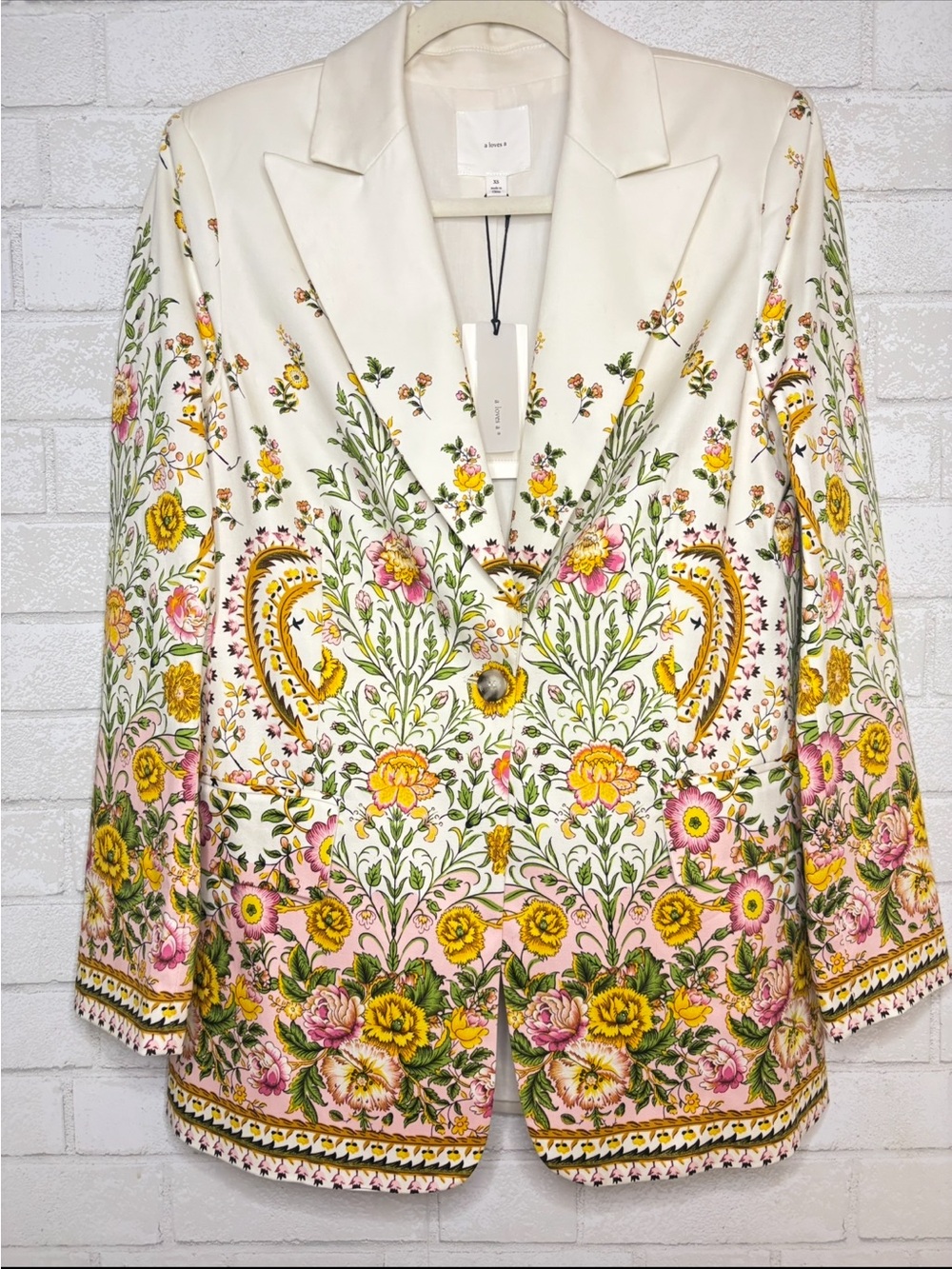 A Loves A Floral Blazer and Shorts